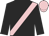 black, pink sash, pink cap