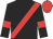 Black, Red sash and armlets, Red cap