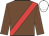Chocolate, Red sash, White cap