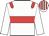 White, red hoop and epaulets, white sleeves, red stripes on white cap