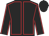 Black, red seams