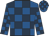 Royal blue and dark blue check