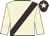 Beige, brown sash, brown cap, beige star