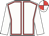 White body, red seams, white arms, white cap, red quartered