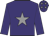 Purple body, grey star, purple arms, purple cap, grey stars