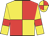 yellow and red quarters, red armlets on yellow sleeves, quartered cap