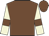 Chocolate, beige sleeves, chocolate armlets, chocolate cap