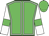 Lime Green, White seams, White sleeves, Lime Green armlets and cap