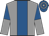 Grey, royal blue stripe, royal blue and grey halved sleeves, royal blue and grey hooped cap