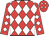 Red and white diamonds