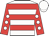 White, red hoops, red sleeves, white spots, white cap