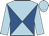 Light blue and royal blue diabolo, light blue sleeves and cap