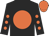 Black, orange disc, black sleeves, orange spots, orange cap
