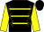 black, yellow braid, yellow sleeves