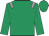 Emerald green, grey epaulets