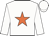 White, orange star
