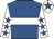 ROYAL BLUE, WHITE hoop, WHITE sleeves, ROYAL BLUE stars, WHITE cap, ROYAL BLUE star