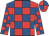 Red and royal blue check, quartered cap
