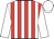 White body, red striped, white arms, white cap