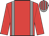 Red body, grey braces, red arms, grey cap, red striped