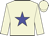 Beige body, big-blue star, beige arms, beige cap