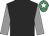 Black, grey sleeves, emerald green cap, white star