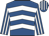 Royal blue & white chevrons, striped sleeves & cap