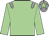 Light green, grey epaulettes, grey cap, light green star