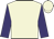 Beige, purple sleeves, beige cap
