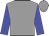 grey, blue sleeves, grey cap