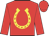 red, yellow horseshoe