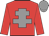Red, Grey Cross of lorraine, grey cap