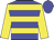 Blue and yellow hoops, Yellow sleeves, Blue cap
