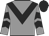Grey, black chevron, chevrons on sleeves, black cap