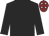 Black, maroon cap, white stars