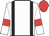 White body, black braces, white arms, red armlets, red cap