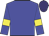 Blue body, blue arms, yellow armlets, purple cap