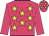 Rose body, yellow stars, rose arms, rose cap, yellow stars