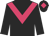 Black body, rose chevron, black cap, rose diamond