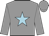 Grey, light blue star