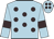Light blue, brown spots, armlets and spots on cap