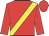 Red, yellow sash