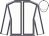 White, purple seams