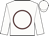 White, maroon circle