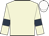 BEIGE, DARK BLUE armlets, WHITE cap