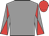 Grey, grey and red diabolo on sleeves, red cap