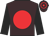 Brown, red disc, black sleeves, brown and red hooped cap