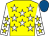 YELLOW, WHITE stars, WHITE sleeves, YELLOW stars, ROYAL BLUE cap