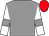 Grey, white sleeves, grey armlets, white cap