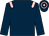 Dark blue, pink epaulets, hooped cap